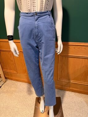 Doncaster High-Waisted Light Blueish Purple Crop Jeans